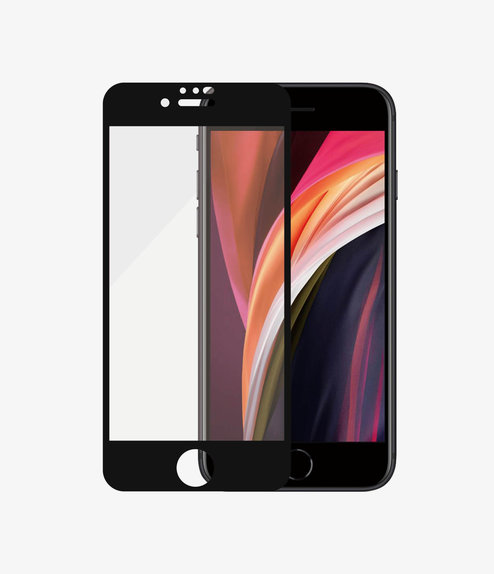 PanzerGlass - Tempered Glass Case Friendly AB for iPhone 6, 6s, 7, 8, SE 2020 & SE 2022, black
