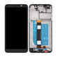 Motorola Moto E6 Play - LCD Display + Touch Screen + Frame (Black) TFT