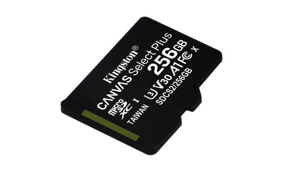 Kingston - MicroSDXC Memory Card Canvas Select Plus 256 GB
