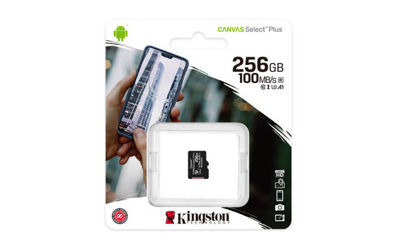 Kingston - MicroSDXC Memory Card Canvas Select Plus 256 GB