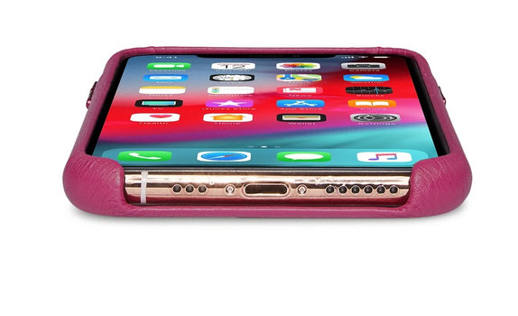 Decoded Leather Back Cover for iPhone X/Xs, pink
