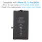 Battery for iPhone 12, 12 Pro, 2815mAh