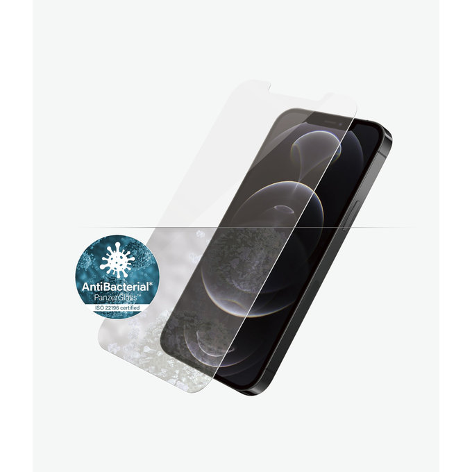 PanzerGlass - Tempered Glass Standard Fit AB for iPhone 12 & 12 Pro, transparent
