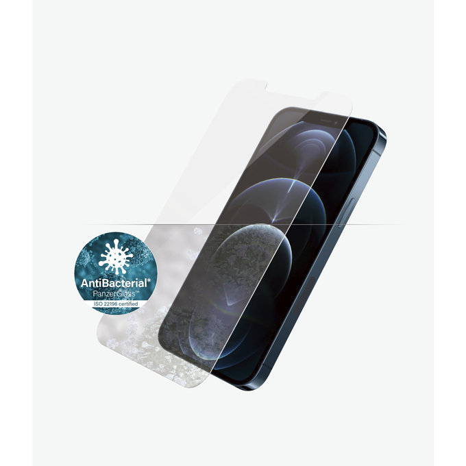 PanzerGlass - Tempered Glass Standard Fit AB for iPhone 12 Pro Max, transparent