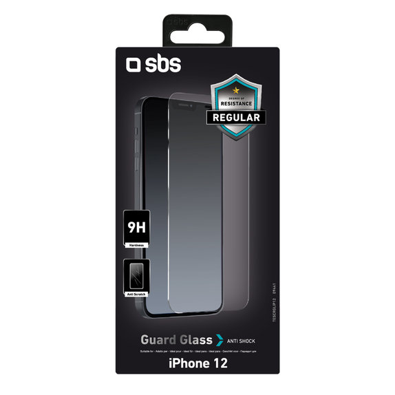 SBS - Tempered Glass for iPhone 12 mini, transparent