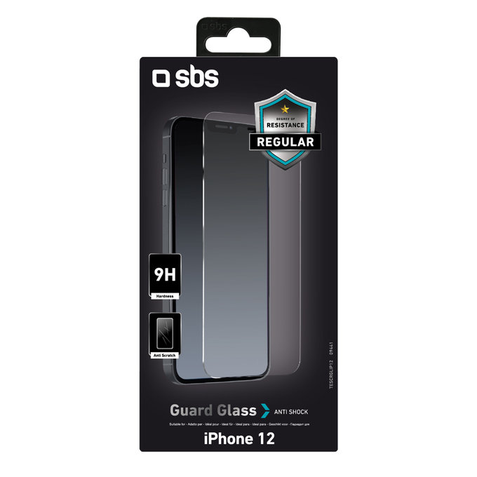 SBS - Tempered Glass for iPhone 12 mini, transparent