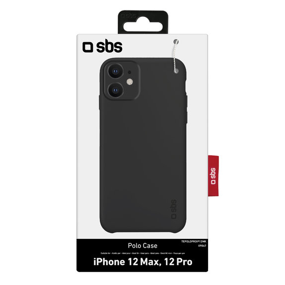 SBS - Case Polo One for iPhone 12 & 12 Pro, black