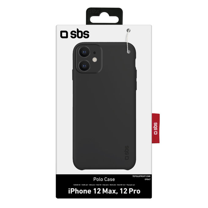 SBS - Case Polo One for iPhone 12 & 12 Pro, black