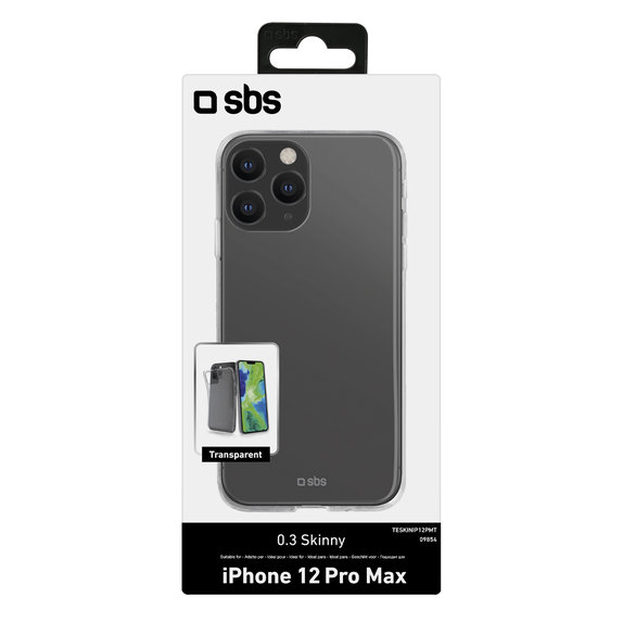SBS - Case Skinny for iPhone 12 Pro Max, transparent
