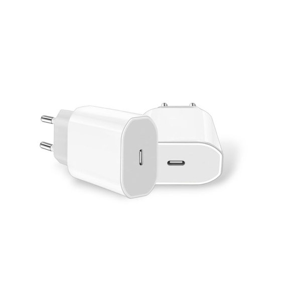 USB-C charging adapter, 18W, compatible with Apple