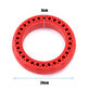 Xiaomi Mi Electric Scooter 1S, 2 M365, Essential, Pro, Pro 2 - Durable Full Tubeless Tire (Type 1) (Red)