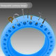 Xiaomi Mi Electric Scooter 1S, 2 M365, Essential, Pro, Pro 2 - Durable Full Tubeless Tire (Blue Fluorescent)