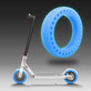 Xiaomi Mi Electric Scooter 1S, 2 M365, Essential, Pro, Pro 2 - Durable Full Tubeless Tire (Blue Fluorescent)