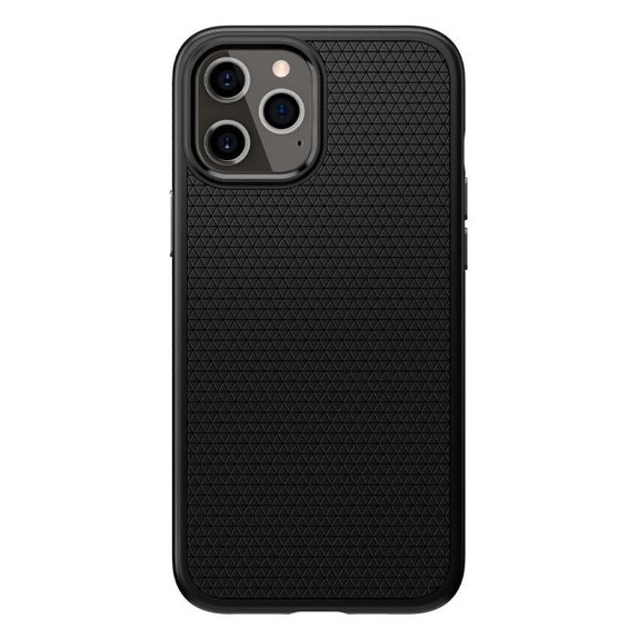 Spigen - Case Liquid Air for iPhone 12 & 12 Pro, black