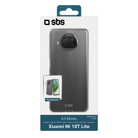 SBS - Case Skinny for Xiaomi Mi 10T Lite 5G, transparent