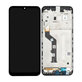 Motorola Moto E7 Plus XT2081 - LCD Display + Touch Screen + Frame (Black) - 5D68C17416 Genuine Service Pack