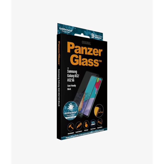 PanzerGlass - Tempered Glass Case Friendly AB for Samsung Galaxy A52, A52 5G, A52s & A53 5G, black