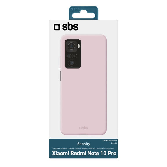 SBS - Case Sensity for Xiaomi Redmi Note 10 Pro, pink