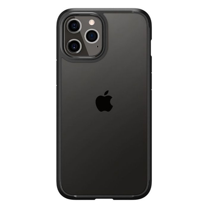 Spigen - Case Ultra Hybrid for iPhone 12 & 12 Pro, black