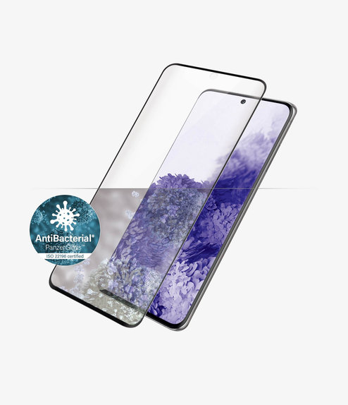 PanzerGlass - Tempered Glass Case Friendly AB for Samsung Galaxy S21 Ultra, Fingerprint komp., black