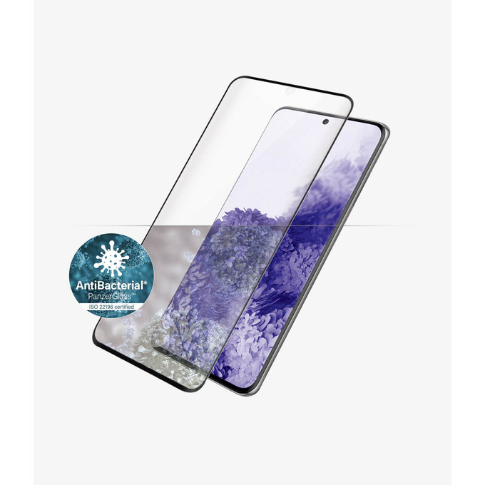 PanzerGlass - Tempered Glass Case Friendly AB for Samsung Galaxy S21 Ultra, Fingerprint komp., black