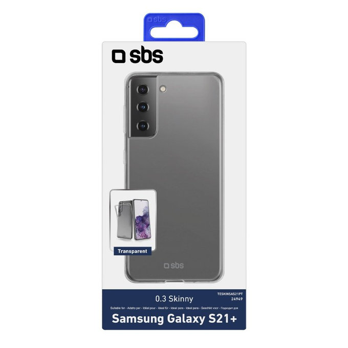 SBS - Case Skinny for Samsung Galaxy S21+, transparent