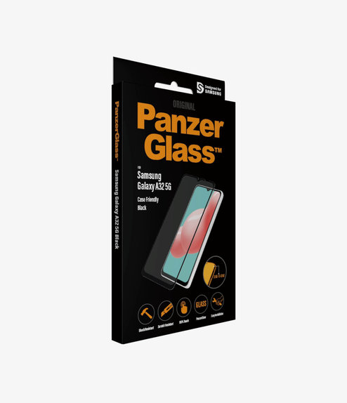 PanzerGlass - Tempered glass Case Friendly for Samsung Galaxy A32 5G, black