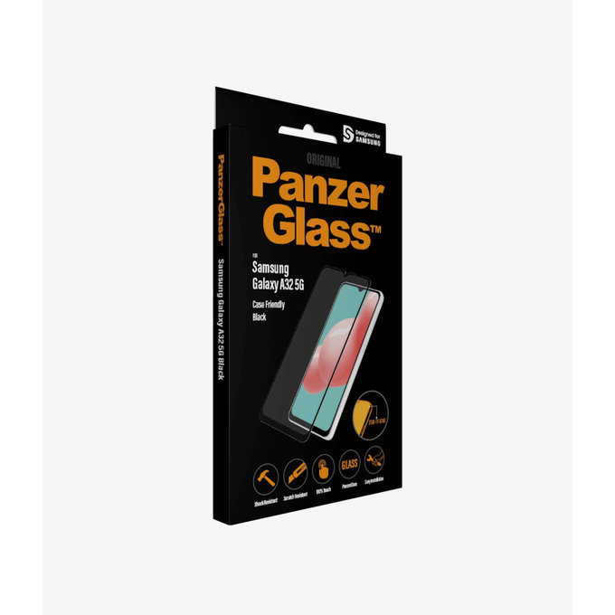 PanzerGlass - Tempered glass Case Friendly for Samsung Galaxy A32 5G, black