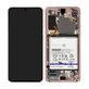 Samsung Galaxy S21 G991B - LCD Display + Touch Screen + Frame + Battery (Phantom Violet) - GH82-24716B, GH82-24718B Genuine Service Pack