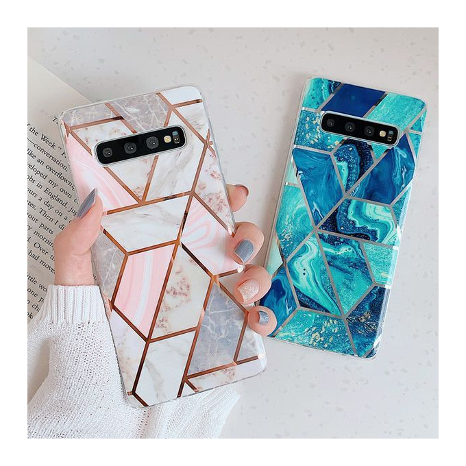 Tech-Protect - Marble case for iPhone SE 2020/8/7, pink
