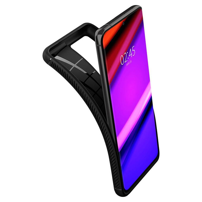Spigen - Case Rugged Armor for Samsung Galaxy S21 Ultra, black