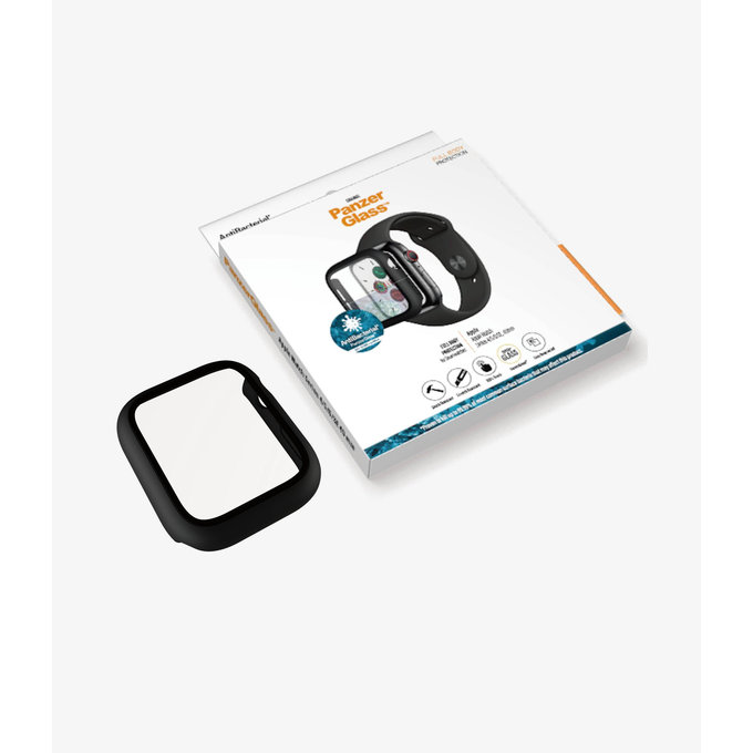 PanzerGlass - Tempered Glass Full Body AB for Apple Watch 4, 5, 6, SE (1st gen) & SE (2nd gen) 40mm, black