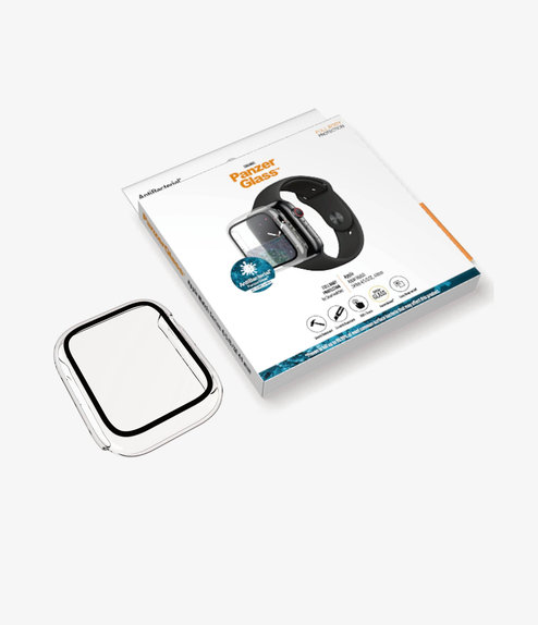 PanzerGlass - Tempered Glass Full Body AB for Apple Watch 4, 5, 6, SE (1st gen) & SE (2nd gen) 44mm, transparent