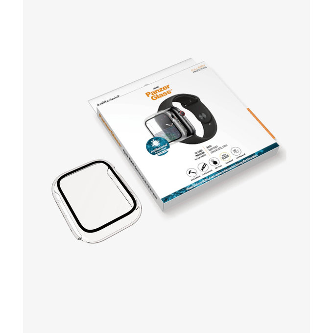 PanzerGlass - Tempered Glass Full Body AB for Apple Watch 4, 5, 6, SE (1st gen) & SE (2nd gen) 44mm, transparent