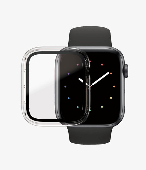 PanzerGlass - Tempered Glass Full Body AB for Apple Watch 4, 5, 6, SE (1st gen) & SE (2nd gen) 44mm, transparent
