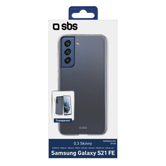 SBS - Case Skinny for Samsung Galaxy S21 FE, transparent