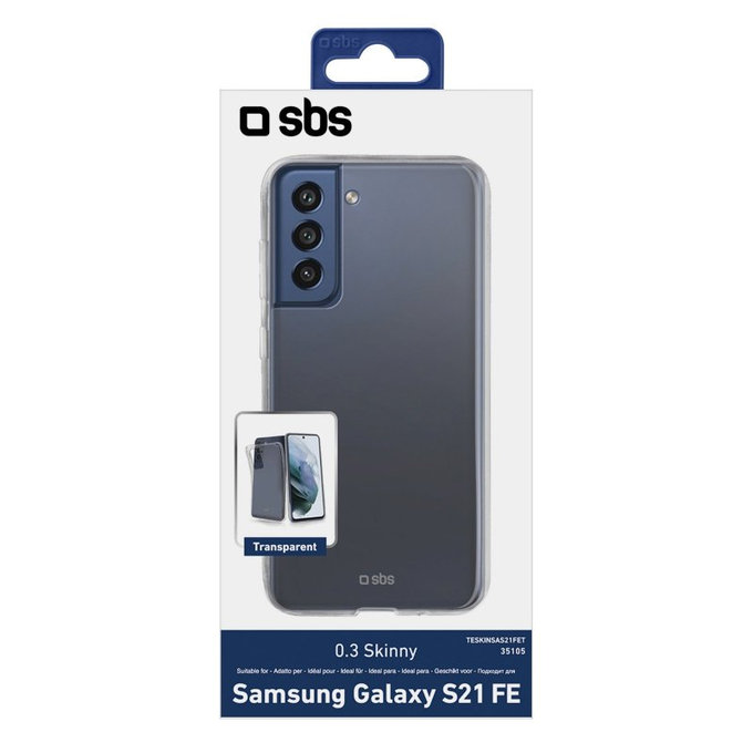 SBS - Case Skinny for Samsung Galaxy S21 FE, transparent