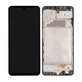 Samsung Galaxy A22 A225F - LCD Display + Touchscreen + Frame (Black) - GH82-25944A, GH82-26047A Genuine Service Pack