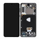 Samsung Galaxy S21 Plus G996B - LCD Display + Touchscreen + Frame (Phantom Black) - GH82-24554A, GH82-24553A, GH82-27267A Genuine Service Pack