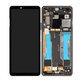 Sony Xperia 10 III - LCD Display + Touch Screen + Frame (Black) - A5034092A Genuine Service Pack