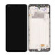 Samsung Galaxy M32 M325F - LCD Display + Touch Screen + Frame (Black) - GH82-25981A, GH82-26193A Genuine Service Pack