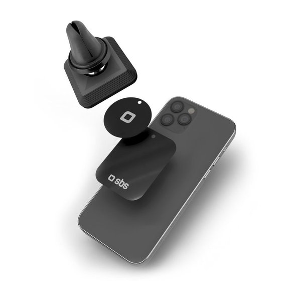SBS - Car Vent Holder, Magnetic, square, black