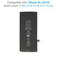 Battery for iPhone XR, 2942mAh, FixPremium