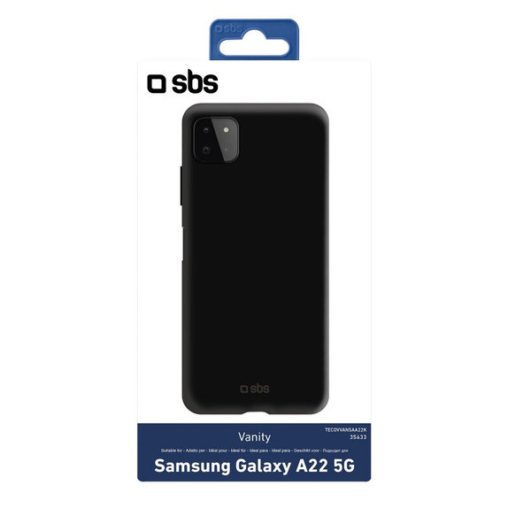 SBS - Case Vanity for Samsung Galaxy A22 5G, black