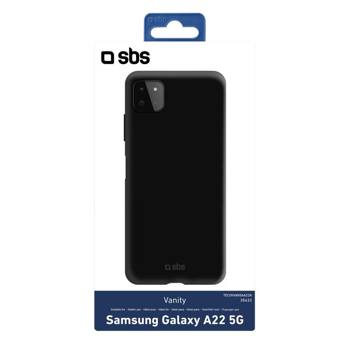 SBS - Case Vanity for Samsung Galaxy A22 5G, black