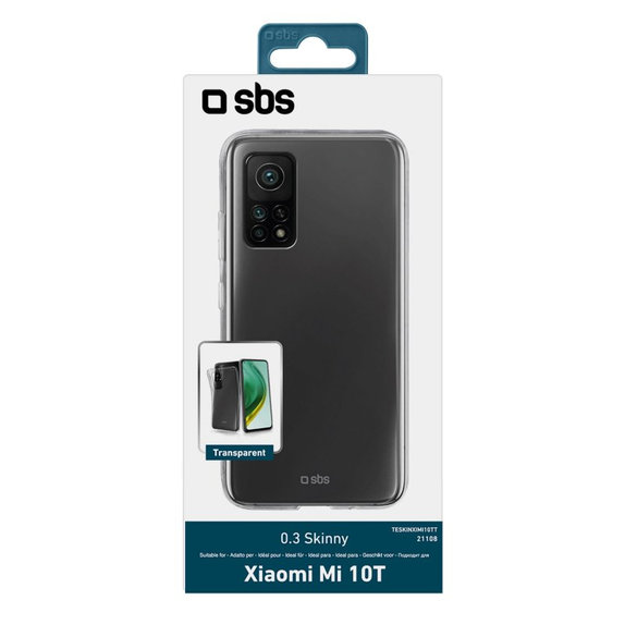 SBS - Case Skinny for Xiaomi Mi 10T, transparent