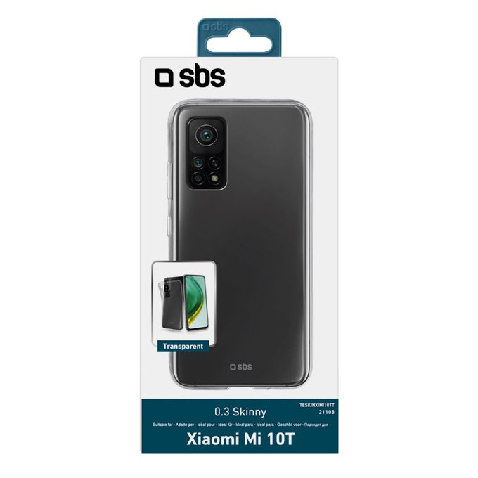 SBS - Case Skinny for Xiaomi Mi 10T, transparent