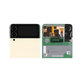 Samsung Galaxy Z Flip 3 F711B - LCD Display + Touch Screen + Frame (External) (Cream) - GH97-26773B Genuine Service Pack