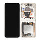 Samsung Galaxy Z Flip 3 F711B - LCD Display + Touch Screen + Frame (Cream) - GH82-27243B, GH82-27244B Genuine Service Pack