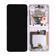 Samsung Galaxy Z Flip 3 F711B - LCD Display + Touch Screen + Frame (Lavender) - GH82-26273D, GH82-27244D Genuine Service Pack